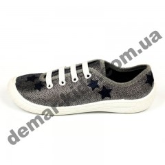 Детские кеды-тапочки 3F Fredom For Feet MALWA 4BT14/6 серебро