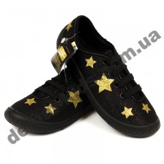 Детские кеды-тапочки 3F Fredom For Feet MALWA 4BT14/5 черные