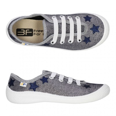 Детские кеды-тапочки 3F Fredom For Feet MALWA 4BT14/6 серебро