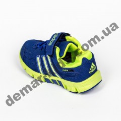 Детские кроссовки Adidas сине-салатовые ClimaCool