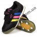 Детские кроссовки Adidas черные цветные полоски ( полиуретан ) Детские кроссовки Adidas черные цветные полоски ( полиуретан )