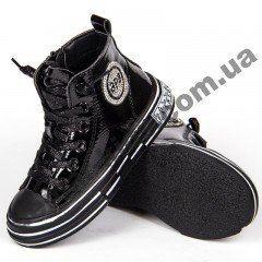 Детские демисезонные ботинки Apawwa 191-1B Black 31-36