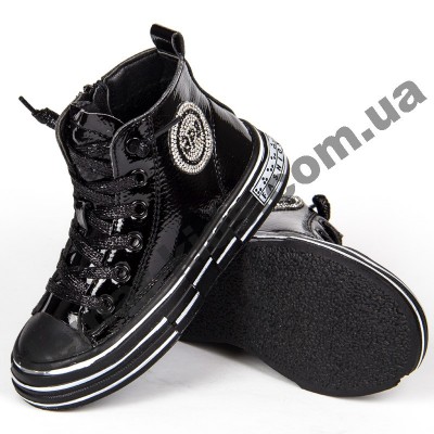 Детские демисезонные ботинки Apawwa 191-1B Black 31-36