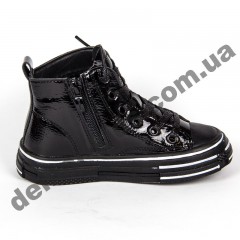 Детские демисезонные ботинки Apawwa 191-1B Black 31-36