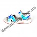 Детские голографические босоножки Apawwa GX187-1 (GX188-1) SILVER сербряно-голубые