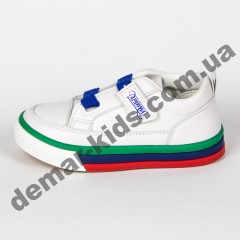 Детские кроссовки Apawwa GC05-1 NAVY бело-синие 20-25