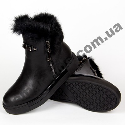 Детские зимние ботинки Apawwa DD47 Black 32-37