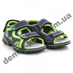 Детские босоножки BBT kids серо-салатовые ( 26-30 )