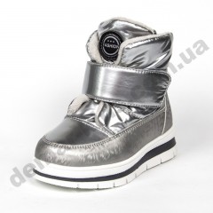 Детские зимние ботинки Clibee A88 silver серебро ( 22-27 )