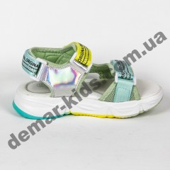 Детские босоножки Clibee Z824 SILVER/GREEN 26-31