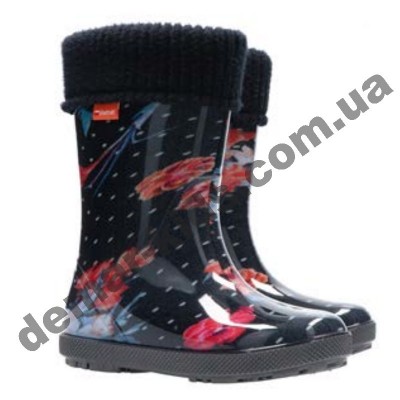 Детские резиновые сапоги Demar HAWAI LUX PRINT AM ( цветы )