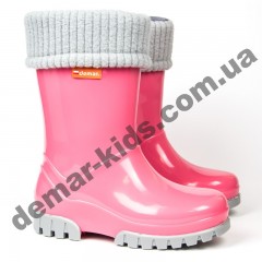 Детские резиновые сапоги Demar TWISTER LUX F ( розовые )