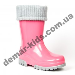 Детские резиновые сапоги Demar TWISTER LUX F ( розовые )