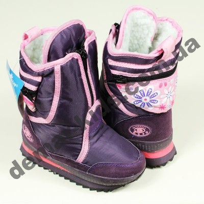 Детские дутики Super Gear фиолетовые