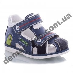 Детские босоножки Jong Golf  A906-17 сине-белые