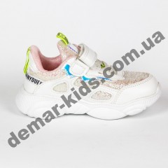 Детские кроссовки Kimbo-o DD56-2C бело-розовые