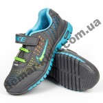 Детские кроссовки Nike серо-голубые пенка