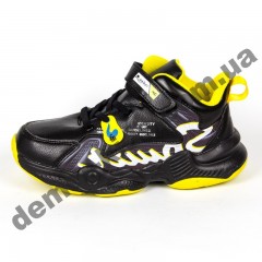 Детские кроссовки R-Walker черно-желтые  ( 32-37 ) 