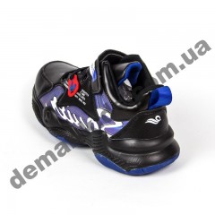 Детские кроссовки R-Walker черно-синие ( 32-37 ) 