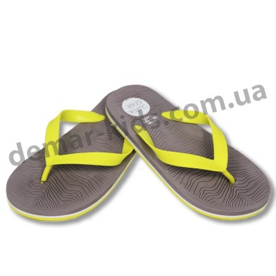 Детские сланцы ( шлепки, вьетнамки ) Super-Gear кофейно-желтые