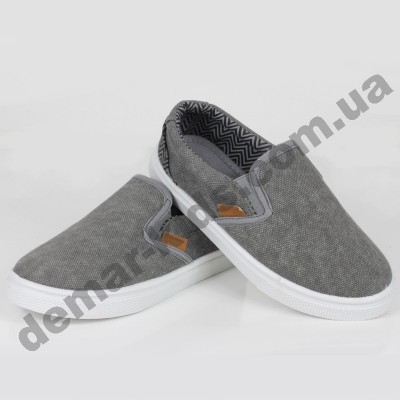 Детские слипоны SLIP ON Wink светло-серые