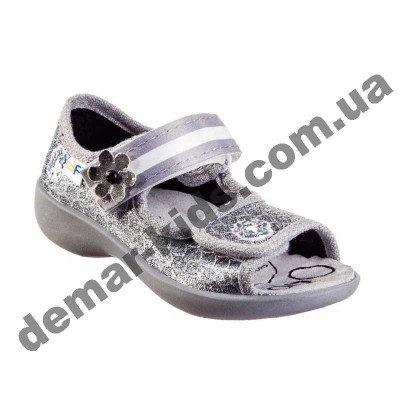 Детские босоножки-тапочки 3F Fredom For Feet Maja 3SA22/10 серебро