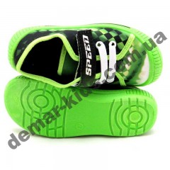 Детские кеды мокасины 3F Uran 3SK8/11 зеленые