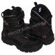 Детские термоботинки SUPER GEAR А 8419 / 9192  (черно-красные)