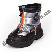 Детские дутики Том М C-T7713-D серебро 27-32