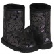 Детские угги UGG  KIDS CLASSIC SHORT (черный огурец )