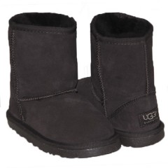 Детские угги UGG  KIDS CLASSIC SHORT (коричневый замш )