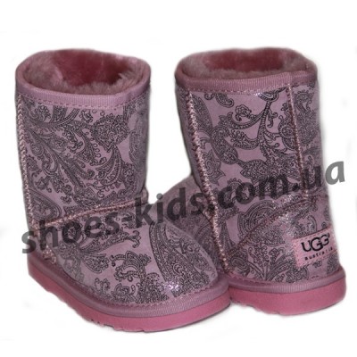Детские угги UGG KIDS CLASSIC SHORT (розовый огурец )