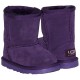 Детские угги UGG  KIDS CLASSIC SHORT (фиолетовый замш )