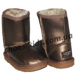 Детские угги UGG KIDS CLASSIC SHORT (золотой перламутр краска )