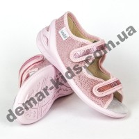 Детские текстильные босоножки Waldi Ира розовые 23-30