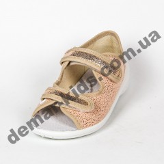 Детские текстильные босоножки Waldi Ира золото 23-30