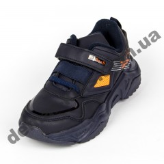 Детские кроссовки Baas K6158-3 черно-оранжевые
