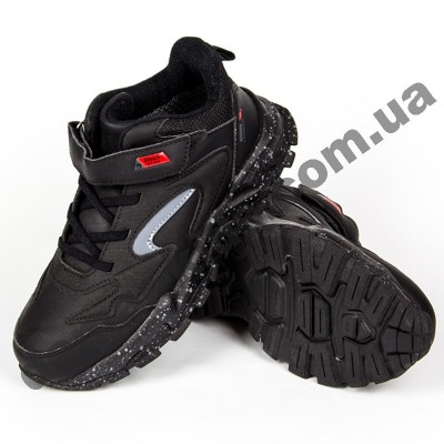 Детские кроссовки Baas K6161-1 черно-красные