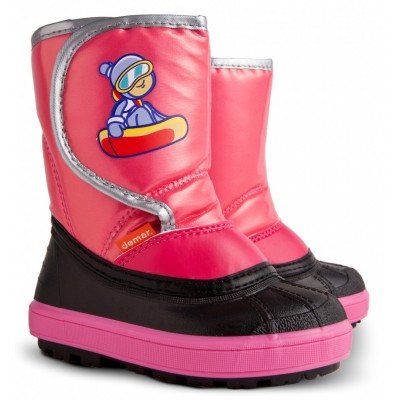 Детские зимние дутики Demar Snow Boarder A розово-персиковый