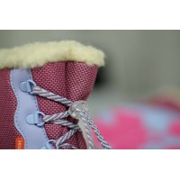 Детские зимние дутики SNOW MAR a розово-голубые