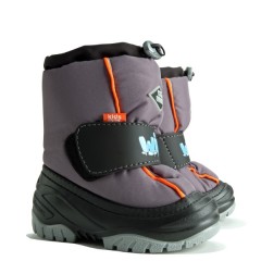Детские зимние дутики ICE SNOW b серые