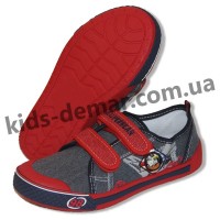 Детские кеды Super gear А 9885 / 9886 (серо-красные)