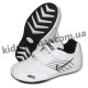 Детские кроссовки Nike бело-синие 001( винил )