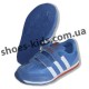Детские кроссовки Adidas голубо-белые микропора