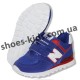 Детские кроссовки New Balance голубо-белые