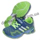 Детские кроссовки Adidas Marathon flyknit сине-зеленые-2 