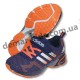 Детские кроссовки Adidas Marathon flyknit сине-оранжевые-2 