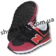 Детские кроссовки New Balance черно-красные