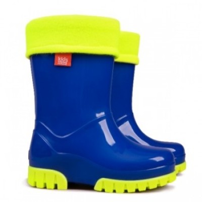 Детские резиновые сапоги Demar TWISTER LUX FLUO a ( синий )