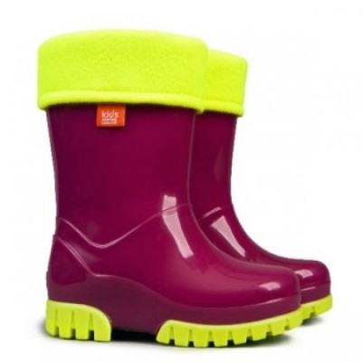Детские резиновые сапоги Demar TWISTER LUX FLUO b ( фуксия )